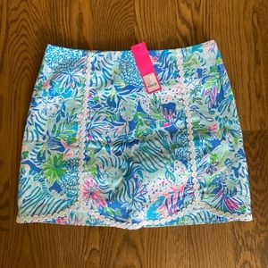 NWT Lilly Pulitzer Lion in the Sun Patty Skort - 8